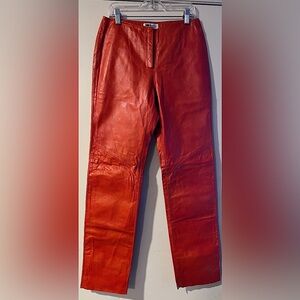 Hugo Buscati genuine Leather pants | Size 4 Per owned Condition
